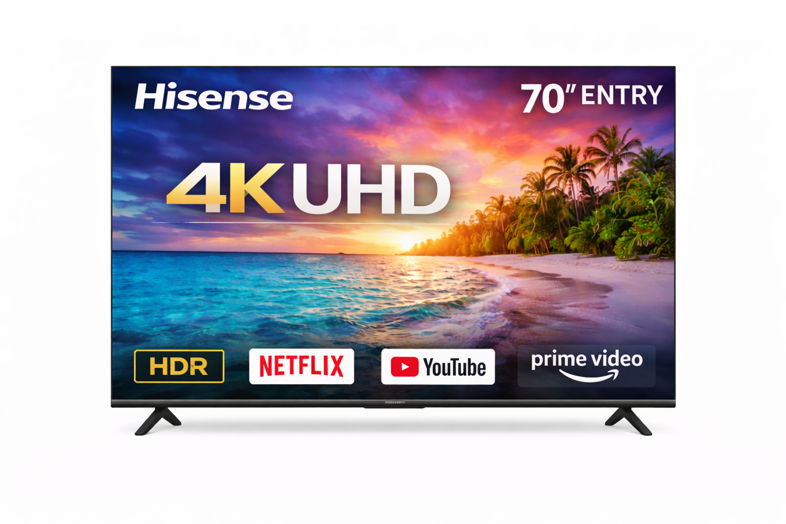 HISENSE LED70A6K - 70" ENTRY UHD SMART
