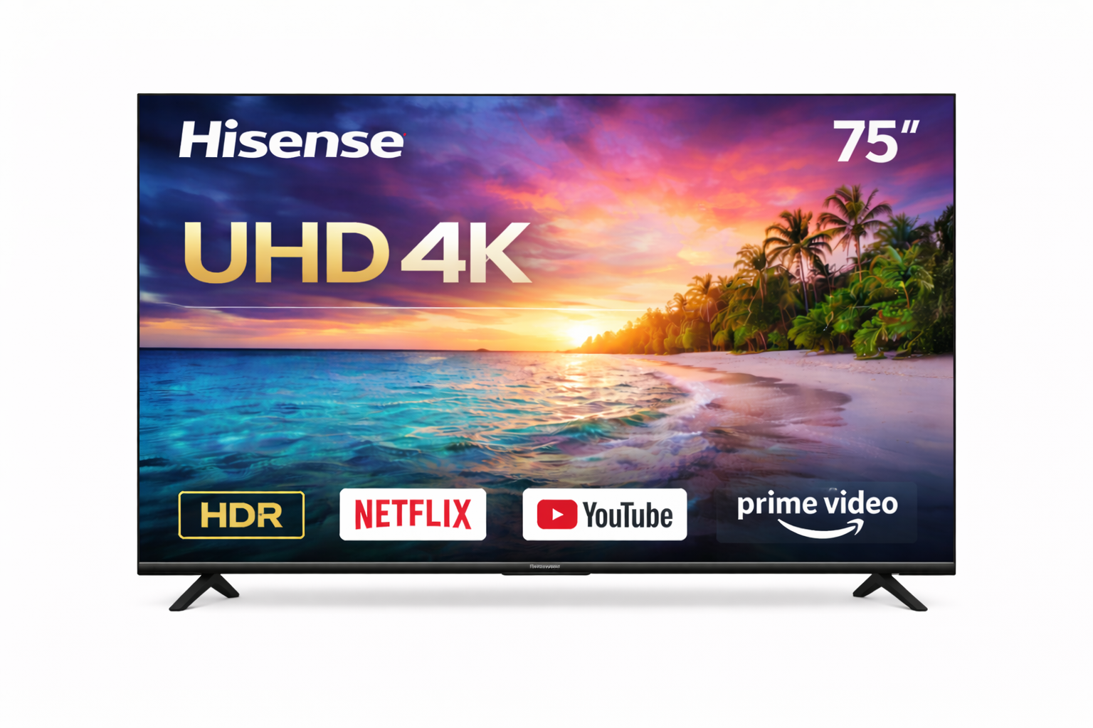 HISENSE LED75A6Q - 75" UHD 4K SMART