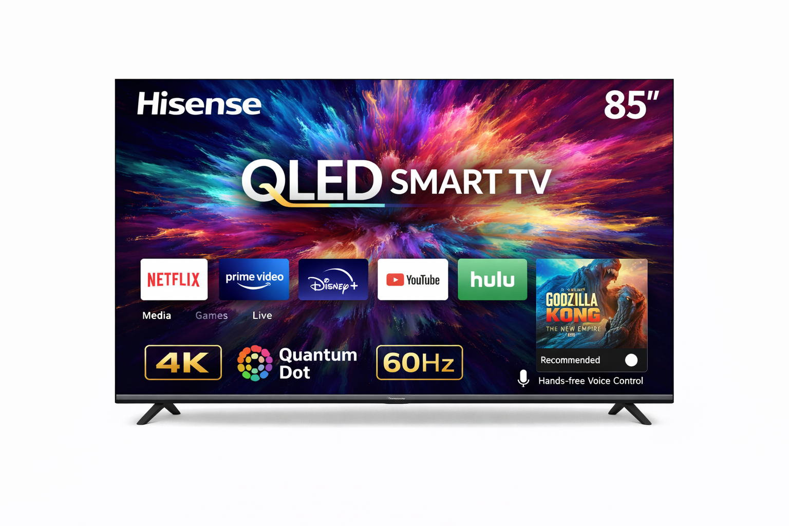 HISENSE LED85Q6Q - 85" 60HZ QLED SMART