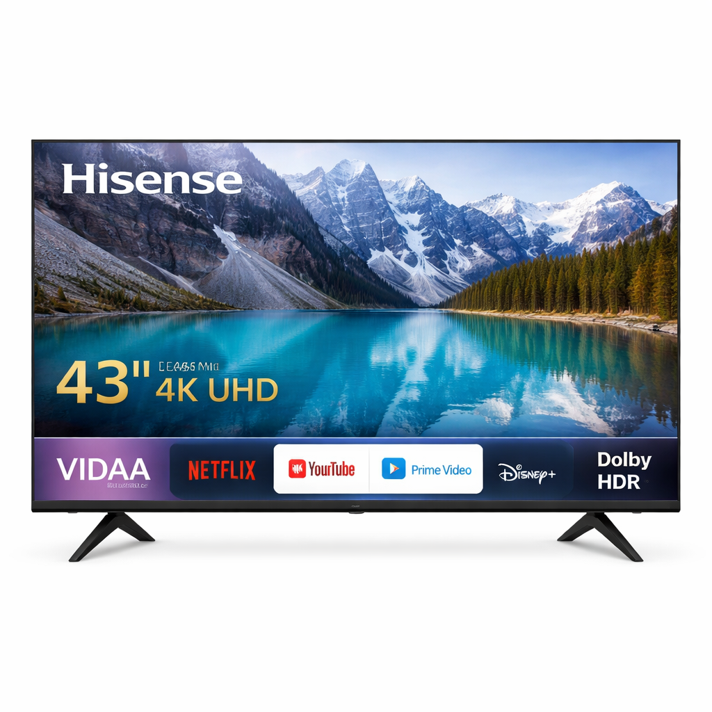 HISENSE LED43A6N - 43" ENTRY UHD SMART