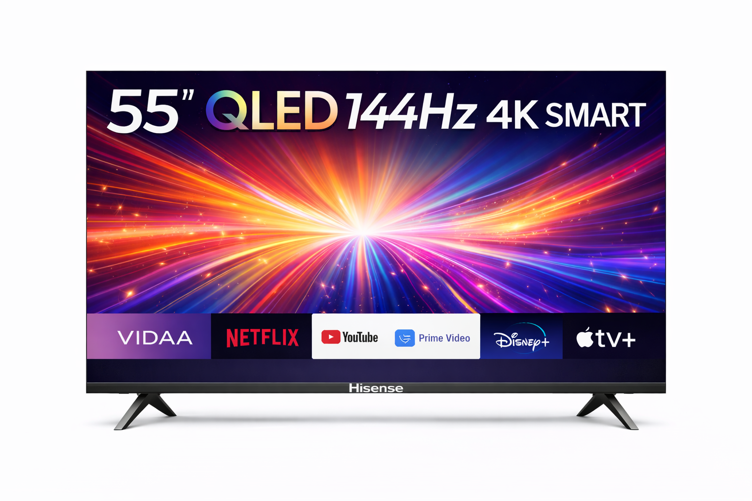 HISENSE 55E7N PRO -  55" QLED 144HZ 4K SMART