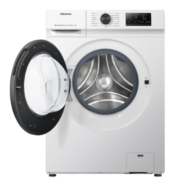 Hisense Washing Machine WFVC7012E - 7KG White Front Loader Washing Machine