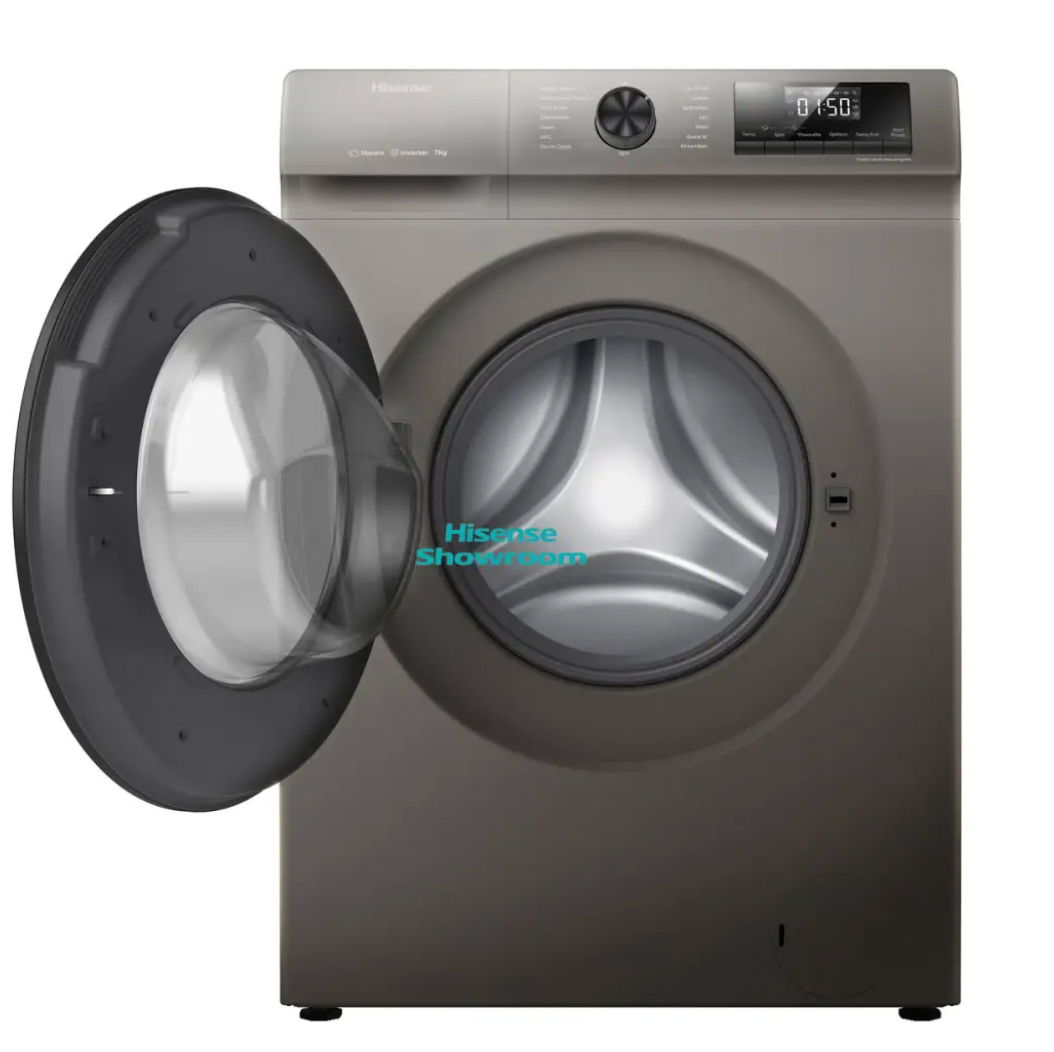 Hisense Washing Machine WFQP7012VMT - 7KG Front-loading washing machine, Inverter