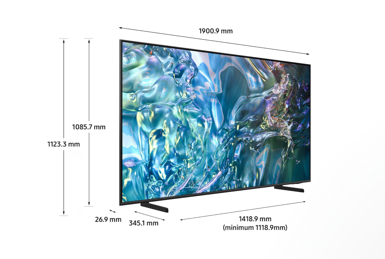 SAMSUNG TV QA85Q60DAKXXA - 85 Inch QLED 4K Tizen OS Smart TV (2024)
