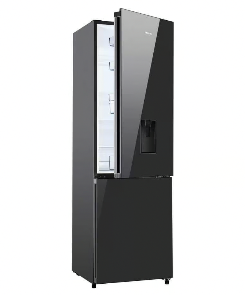 Freezer H370BMIBWD - 269L Black Mirror Bottom Freezer with Water Dispenser