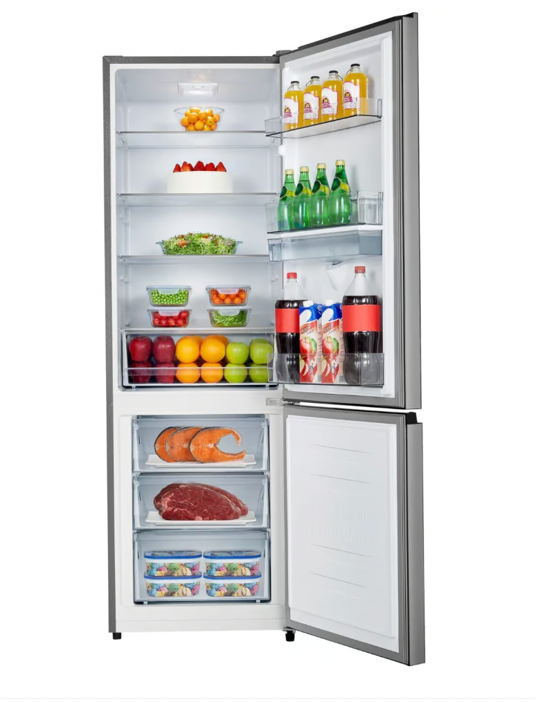Freezer H450BIT-WD - 347L Titanium Inox Bottom Freezer, A+, 3L water dispenser