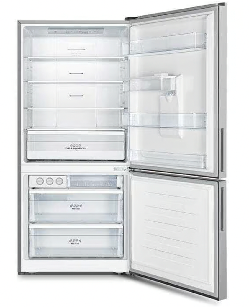 Freezer H610BSWD - 458L Brushed Stainless Steel, Bottom Freezer with W