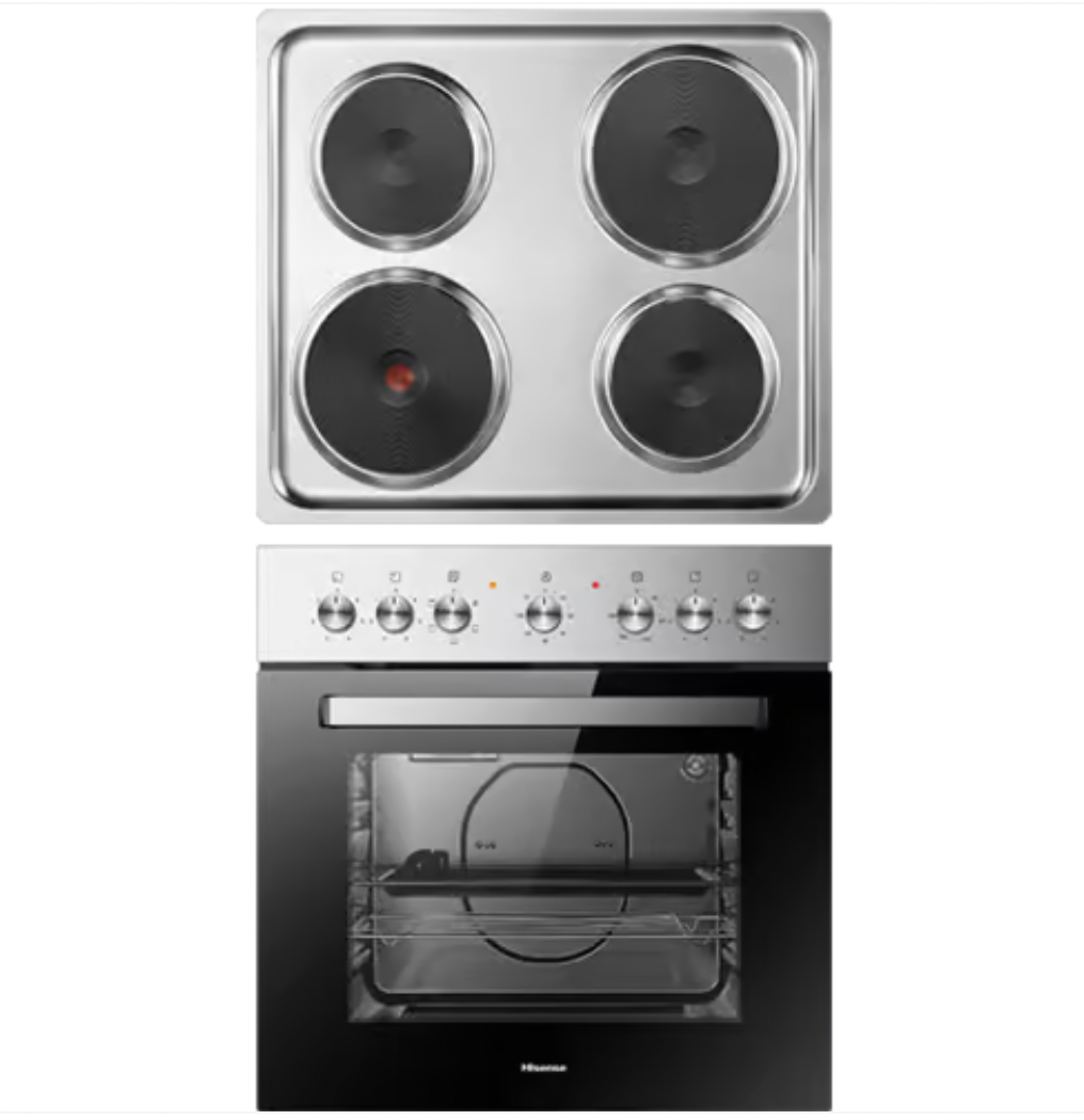 Hisense Hobs & Extractor H60BISPB - Under counter Oven+hob sets
