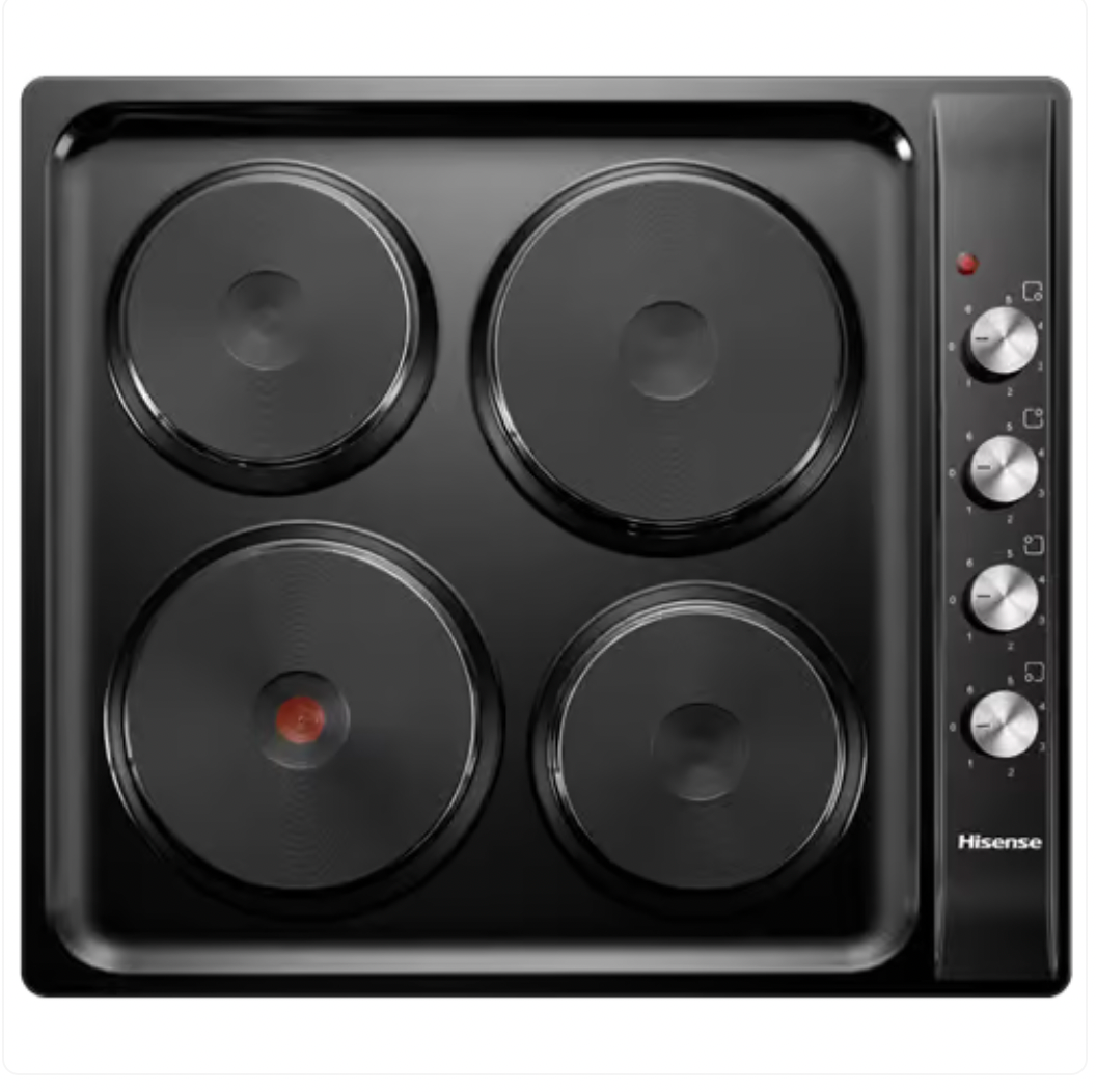 Hisense Hobs & Extractor H60STEB - Hisense Solid Hod 600mm