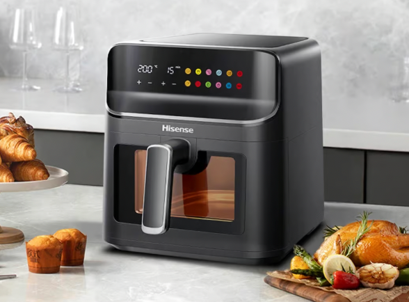 Hisense Microwave & Airfryers H06AFBS2S3 - 5L Airfryer, double basket type, Gorenje brand