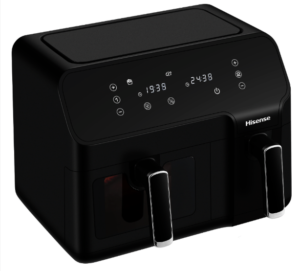 Hisense H09AFBK2S5 – 5.3L &amp; 3.3L Dual-Basket Air Fryer