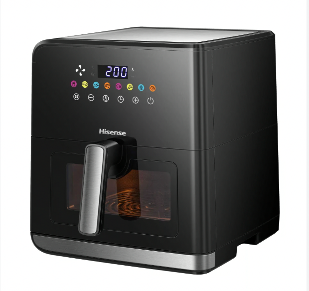 Hisense Microwave & Air Fryer H09AFBKS4S - 8L VISIBLE WINDOW COLOR DISPLAY 1700W